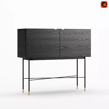 HubscH Modern Dresser 3D model image 1 