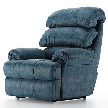 Comfy Recliner Sofa: Single Seater 3D model image 1 