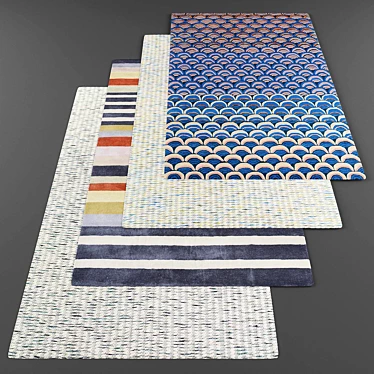 Modern Style Rugs Collection 3D model image 1 