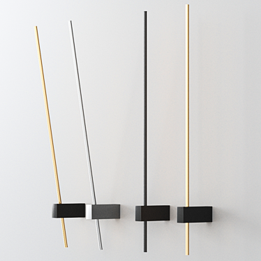 Elegant Wever & Ducré Finlin Wall Lamp 3D model image 1 