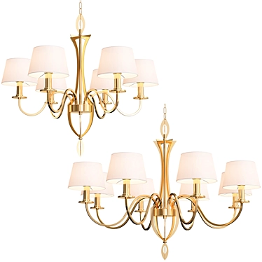 Divinare Florence Chandelier 6819/19 3D model image 1 