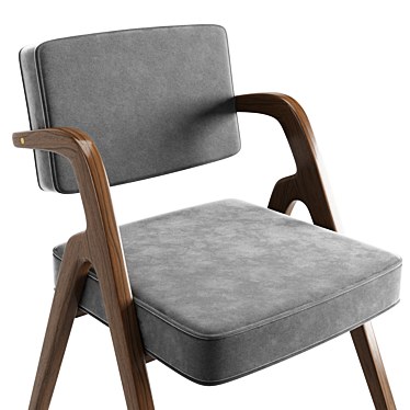 Elegance Unleashed: Eugenio Chair 3D model image 1 