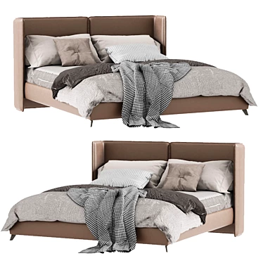 Modern 2013 Bed Design 3D model image 1 