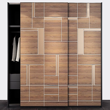 Versatile Storage Cabinet 3D model image 1 