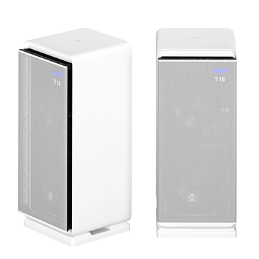 Samsung Cube Air Purifier: Breathe Fresh Air 3D model image 1 