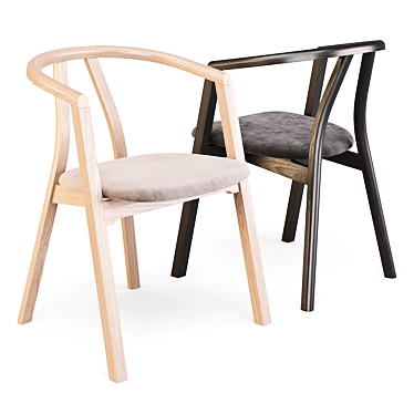 Title: Kristensen Metro KC04 Dining Chair 3D model image 1 