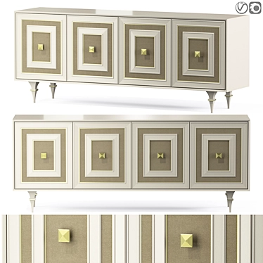 Elegant Catherine Sideboard: Modern Design, Spacious Storage 3D model image 1 