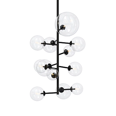 Elegant Bronze Chandelier - Eichholtz 3D model image 1 