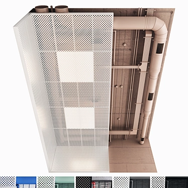Versatile Ceiling Design Kit 3D model image 1 