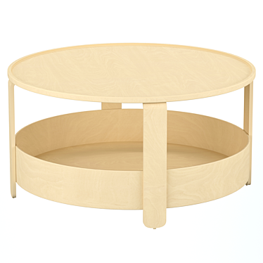 Stylish BORGEBY Coffee Table: Organize with Ease 3D model image 1 