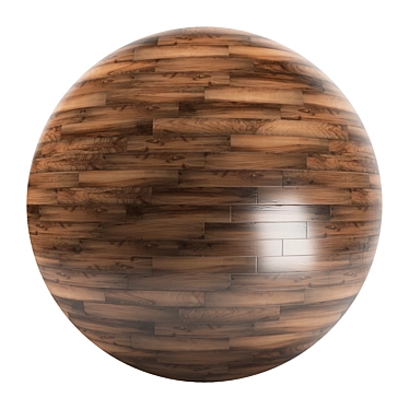 Parquet 28: Standard & Herringbone Patterns | PBR Textures Included 3D model image 1 