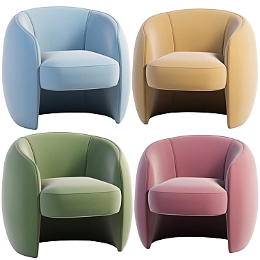 Modern Armchair 2014: Sleek Design 3D model image 1 