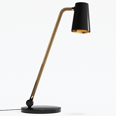 Elegant Up Desk Lamp by Contardi 3D model image 1 