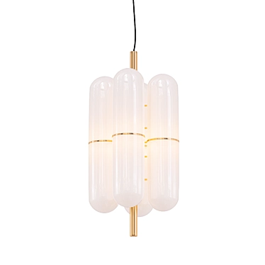 Elegant Charlotte M Pendant Lamp 3D model image 1 