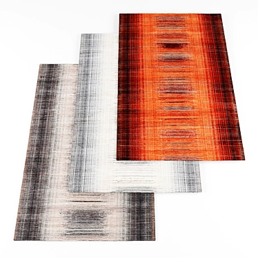 Versatile Rug Collection: 5 Textures 3D model image 1 