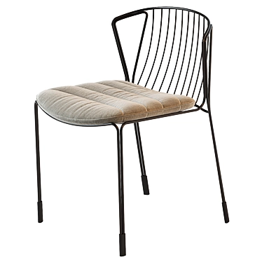Elegant Tidal Chair: Modern Design 3D model image 1 