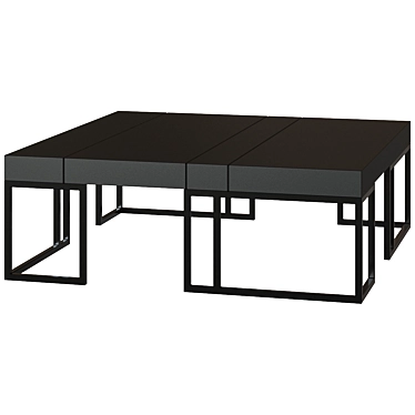 Modern Elements Coffee Table 3D model image 1 