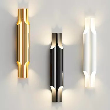 Liberty LED Sconce: Illuminate with Elegance 3D model image 1 
