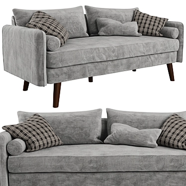  Stylish Redcliffe Sofa: Timeless Design & Ultimate Comfort 3D model image 1 