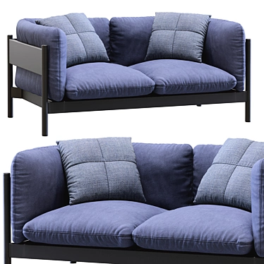 Sleek Arbor Sofa: Modern Comfort 3D model image 1 