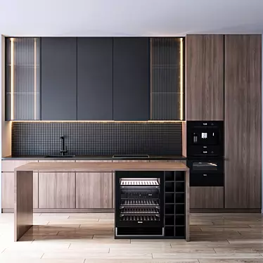 Gaggenau 36: Sleek and Efficient 3D model image 1 