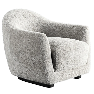 Minimalist Comfort: Djo Armchair 3D model image 1 