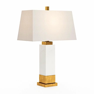 Elegant Briawood Table Lamp 3D model image 1 