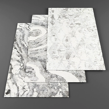 Modern High Resolution Rugs Set 3D model image 1 