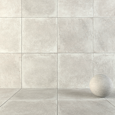  Flaviker Nordik Stone Ash: Versatile Wall & Floor Tiles 3D model image 1 