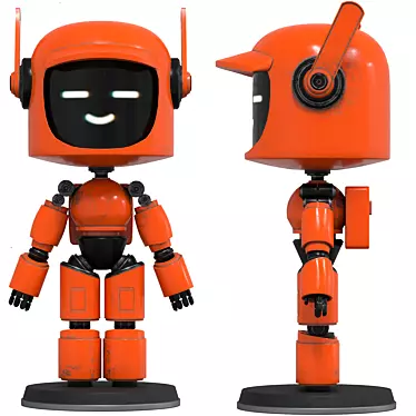 Title: Versatile Robot Decor - Love it, Change it! 3D model image 1 