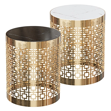 Modern Side Table: Artesia Side by Loft-Concept 3D model image 1 