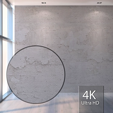 Seamless High-Resolution Plaster Texture 3D model image 1 