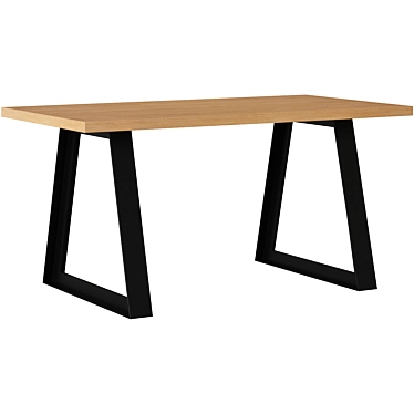 Loft Art A-Line Dining Table 3D model image 1 