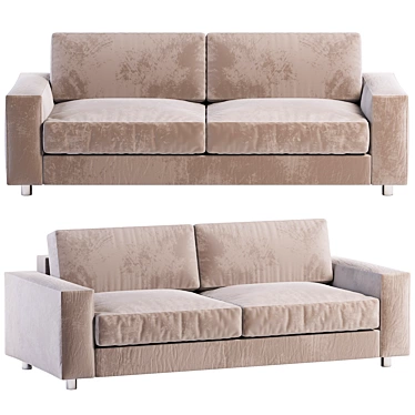 Modern 2014 Sofa: Stylish & Versatile 3D model image 1 