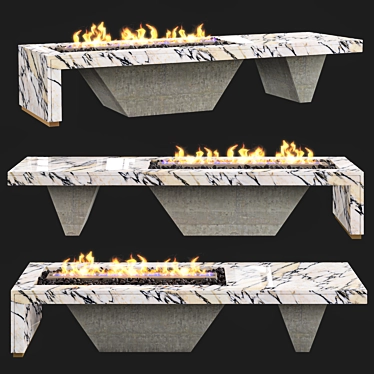 Versatile FirePit Table 3D model image 1 
