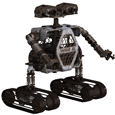 Wall-e 3: Futuristic Robot 3D Model 3D model image 1 