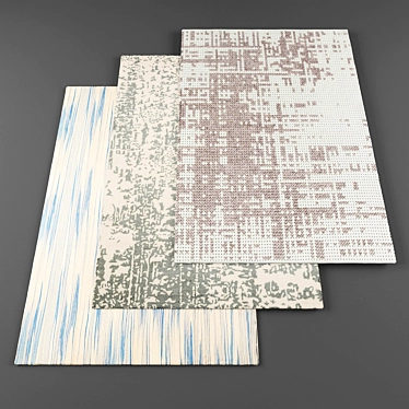 High Resolution Rugs Set 3D model image 1 