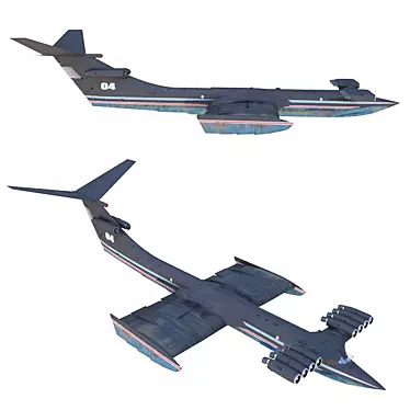 Caspian Monster: Legendary Soviet Prototype 3D model image 1 