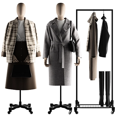 Fashionista Essentials 3D model image 1 