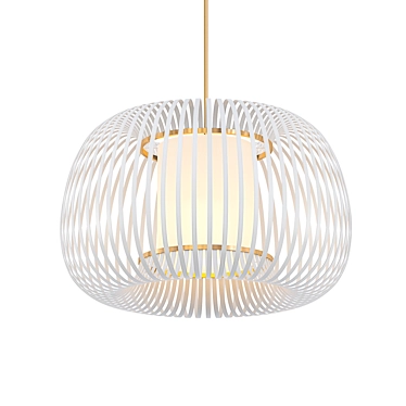 Elegant Mia Pendant Light 3D model image 1 