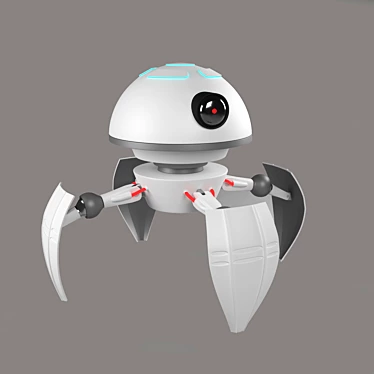 TechBot: Small, Robotic Convenience 3D model image 1 