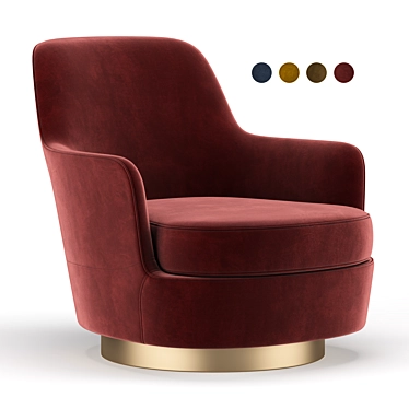 Elegant Jacques Armchair: Modern Design 3D model image 1 