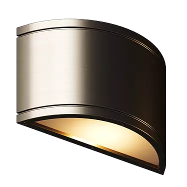 Sleek Tube LED Sconce 3D model image 1 
