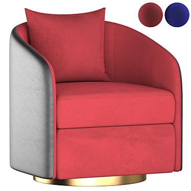 ErgoCoque Lounge Chair 3D model image 1 