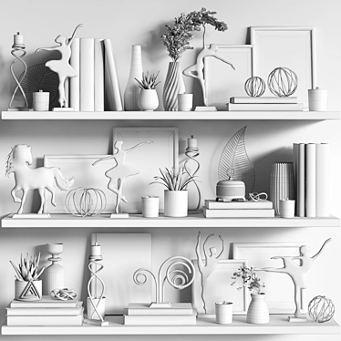 Versatile Decor Set '18 3D model image 1 