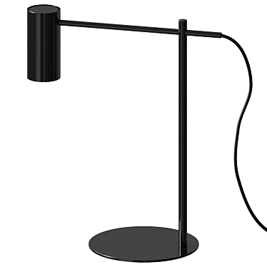 Cyls Metal Table Lamp: Sleek Design & Cylinder Shade 3D model image 1 