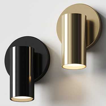 Cyls Wall Light: Sleek Design 3D model image 1 