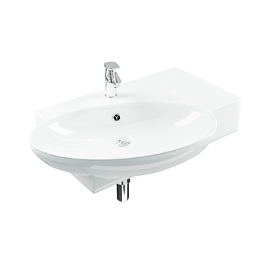 WeltWasser Aisbach-5093 Basin Set 3D model image 1 