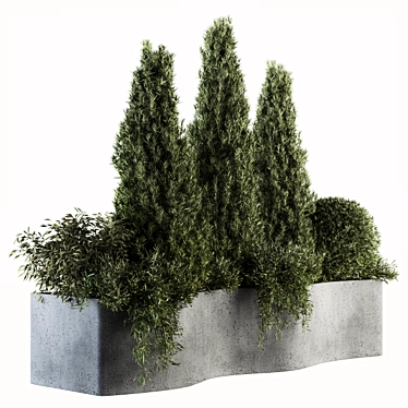 180 Outdoor Plant Set - Small Pine 3D model image 1 