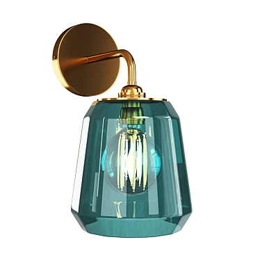 Elegant Salmar Sconce: Polished Design, Multipurpose 3D model image 1 